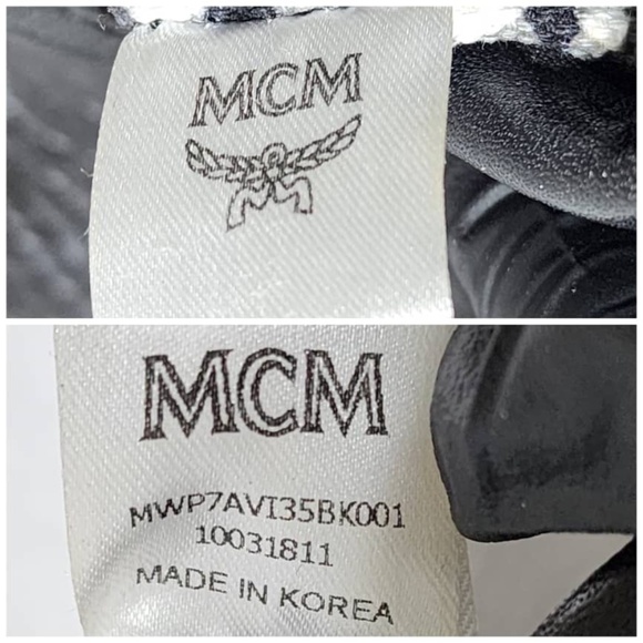 Authentic MCM Mini Tote Bag Black/Grey - Picture 5 of 13